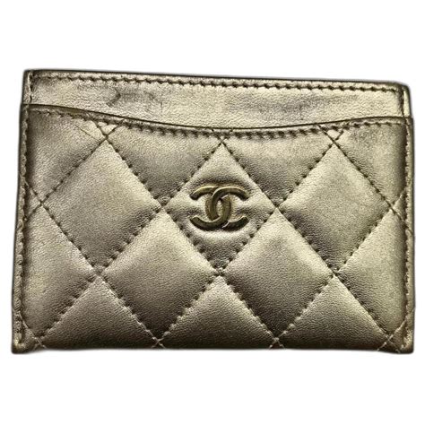 porte cartes chanel|chanel wallets for sale.